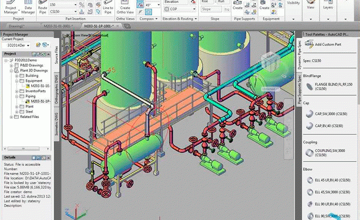 Elaboración de diseño y planos industriales